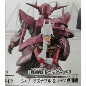 HG サンライズイマジネイションフィギュア シャア・アズナブル＆シャア専用機(機動戦士ガンダム) 単品 ガシャポン