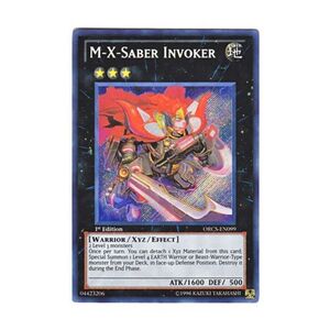 遊戯王 英語版 ORCS-EN099 M-X-Saber Invoker Ｍ.Ｘ?セイバー インヴォーカー (シークレットレア) 1st E