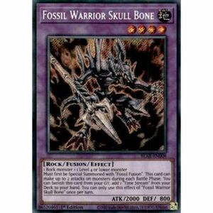 遊戯王 BLAR-EN008 新生代化石騎士 スカルポーン Fossil Warrior Skull Bone (英語版 1st Editi