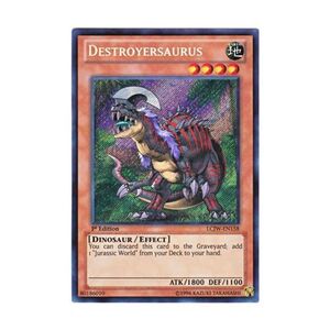 遊戯王 英語版 LCJW-EN158 Destroyersaurus キラーザウルス (シークレットレア) 1st Edition