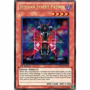 M00 722 遊戯王 英語版 DREV-EN099 Stygian Street Patrol ヘルウェイ・パトロール (シークレットレア