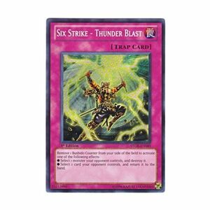 遊戯王 英語版 STOR-EN089 Six Strike - Thunder Blast 六武式風雷斬 (シークレットレア) 1st Ed