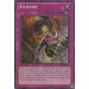 M01 cblz111 遊戯王 英語版 cblz-EN089 Kickfire 日本未発売 (シークレットレア) 1st Edition