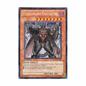 遊戯王 英語版 HA05-EN050 Steelswarm Caucastag インヴェルズ・ガザス 1st Edition (シークレット