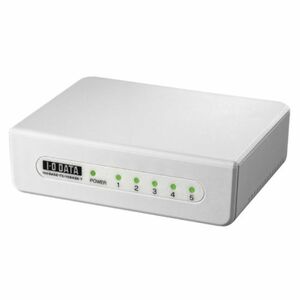 I-O DATA 省電力機能搭載 100BASE-TX/10BASE-T対応 5ポートレイヤー2スイッチングハブ ETX-ESH5W