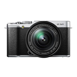 FUJIFILM ミラーレス一眼 X-M1 レンズキット シルバー F X-M1S/1650KIT