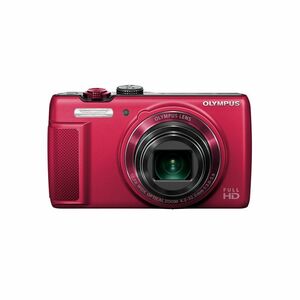 OLYMPUS デジタルカメラ SH-21 レッド 1600万画素 CMOS 光学12.5倍ズーム 広角24mm タッチパネル フルHD動画