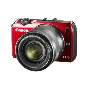 Canon ミラーレス一眼カメラ EOS M レンズキット EF-M18-55mm F3.5-5.6 IS STM付属 レッド EOSMRE