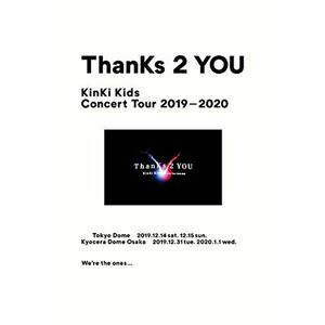 KinKi Kids Concert Tour 2019-2020 ThanKs 2 YOU 初回限定盤 (特典なし) Blu-ray