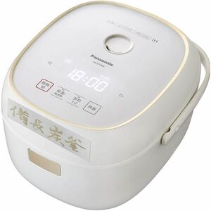 パナソニック 炊飯器 3.5合 IH式 備長炭釜 ホワイト SR-KT069-W