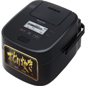 パナソニック 炊飯器 5.5合 最高峰モデル スマホ連携 銘柄炊き分け 可変圧力&大火力おどり炊き スチーム&全面発熱6段IH式 ブラック