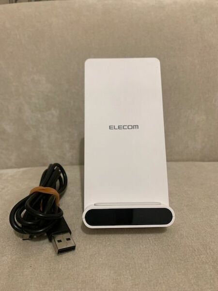 ELECOM W-QS05WH Qiワイヤレス充電器