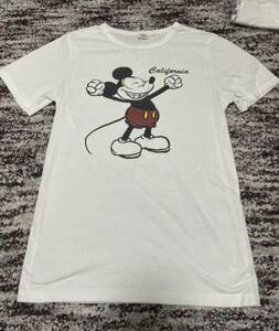 ディズニー Disney 半袖 Tシャツ ミッキーマウス ストレッチ 丸首 サイズ1 　Sサイズ