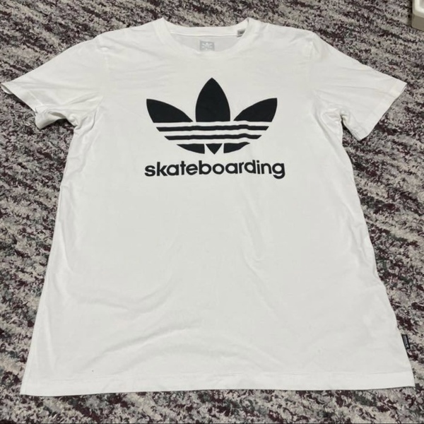 ADIDAS SKATEBOARDING CLIMA 3.0 TEE アディダス スケートボーディング Tシャツ Mサイズ ホワイト スケボー