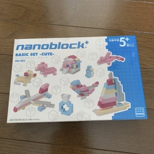 Совершенно новый! Nano Block Basic Set Basic Set Girl милая PBS-003