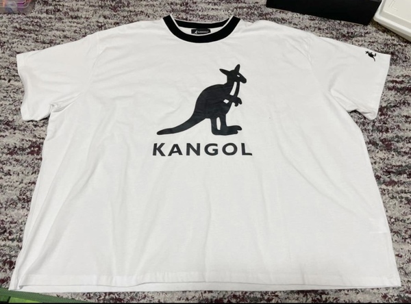 美品★KANGOL カンゴール オーバーサイズ Tシャツ 4Lサイズ 大きいサイズ　tシャツ