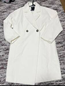 AZUL by moussy azur bai Moussy Chesterfield coat lining attaching long sleeve white M size 