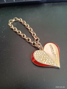  unused Pinky&Dianne Pinky & Diane charm bag charm key holder Heart type Gold 