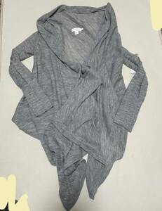  new goods pure DKNY Donna Karan New York * cardigan gray 295.00 dollar M-L corresponding 