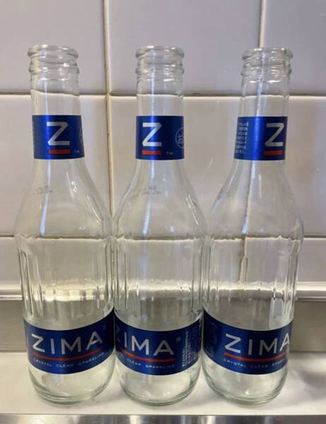 ZIMA お酒のから瓶 リキュール 瓶ジーマ 3本セット