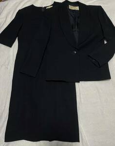 NINA RICCI Nina Ricci setup suit jacket skirt One-piece 11 number 11AR black formal black mourning dress 