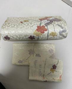  Mini bag bag clutch bag white series Japanese clothes peace thing unused, but dirt equipped 