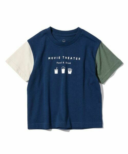 新品 　THE SHOP TK(Kids)　オーガニックコットン半袖Tシャツ　ブルー(593)　16(160cm)　定価1430円