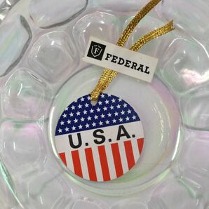 (502L 0529T6) 1円～ 未使用 FEDERAL サラダボウルセット USA製 大鉢 小鉢 5客 ガラス製の画像6