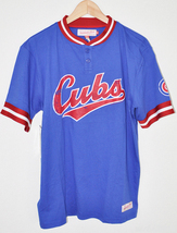 【野球/MLB/未使用品】シカゴカブス ヘンリーネックTシャツ【mitchell&ness/ミッチェルアンドネス】chicago cubs_画像1