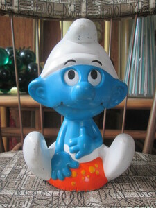  ценный!70's~ Vintage USA Smurf SMURFto- King кукла America античный смешанные товары / Гаваи Disney 50's60's Snoopy б/у одежда 