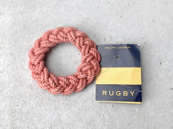 送料無料 デッドストック 廃盤 ラルフローレン ラグビー ツイスト メッシュ ブレスレット バングル アクセサリー　RALPH LAUREN RUGBY