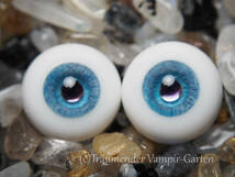 【在庫処分、同梱可】18mm 高品質 レジンアイ A品【Cosmic Blue】（管理番号 AY09）_画像1