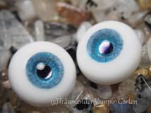 【在庫処分、同梱可】18mm 高品質 レジンアイ A品【Cosmic Blue】（管理番号 AY09）_画像7