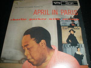 チャーリー・パーカー ウィズ・ストリングス パリの四月 サマータイム バディ・リッチ オリジナル 紙 美品 Charlie Parker APRIL IN PARIS