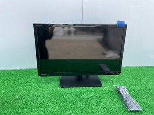 【ri07】 TOSHIBA 液晶カラーテレビ REGZA 23インチ リモコン付き 15年製 動作確認済み 100v 液晶テレビ