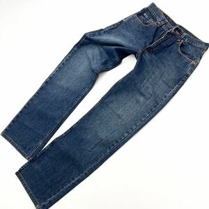 90s LEVIS ☆ 512-0217 自然な風合い◎ デニムパンツ ストレート インディゴ ジーンズ W30 アメカジ ストリート 古着MIX リーバイス■JS550