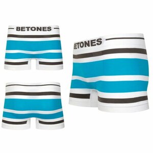 BETONES ビトーンズ 【AKER】 BROWN/TURQUOISE 新品正規品 ボクサーパンツ フリーサイズ(郵便送料込み)