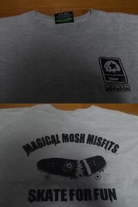 mxmxm MAGICAL MOSH MISFITS マジカルモッシュミスフィッツ マモミ スケボー Tシャツ XL 灰