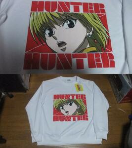 新品 HUNTER×HUNTER ハンターハンター スウェット トレーナー 4L アニメ 漫画 週刊少年ジャンプ 冨樫義博 クレビカ 沢城みゆき