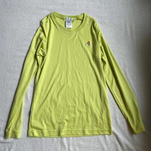 【数回着用のみ 美品】アディダス クライマライト adidas Mサイズ 長袖Tシャツ ネオンカラー