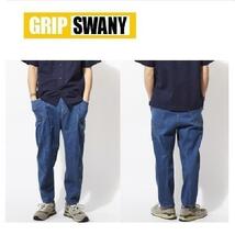 GRIP SWANY グリップスワニー ジョグ3Dワイドキャンプパンツ ライトインディゴ M　GSP-59　メンズ　アウトドア　ストレッチデニム_画像4