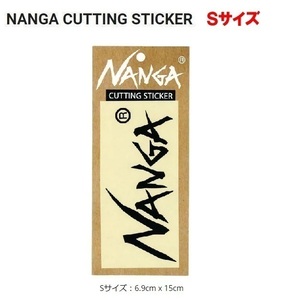 NANGA naan ga cutting sticker S black NA2254 cutting sticker seal decal outdoor 