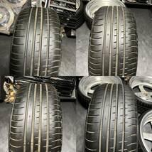 希少PCD100 5穴 WORK ZEAST ジースト ST2 21インチ 9J＋45 セミコンケーブ（SS） accelera 245/25R21 2021年製 イベント スタンス JDM USDM_画像9