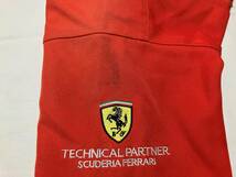 SHELL HELIX TECHICAL PARTNER SCUDERIA FERRARI シェル ヒックス 長袖ツナギ XL 中古 ヨゴレ ダメージあり フェラーリ_画像6