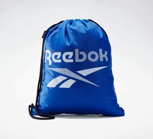 新品 Reebok リーボック トレーニング エッセンシャルズ ジム サック リュック 巾着 レズミルズレッスンにも ブルー