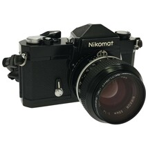 【完動美品】Nikon Nikomat FTN AI NIKKOR 50mm F1.4 ニコン ニコマート MF一眼レフ フィルムカメラ 標準単焦点レンズ ブラック C3448_画像2