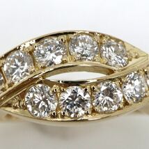 新品仕上げ済み!!◆K18 天然ダイヤモンドリング◆M 4.8g 8号 0.80ct diamond ring 指輪 jewelry pave EC9_画像3