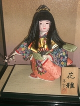 花雅　清宝作　日本人形　約４０年以上前のもの　未開封品　さいたま市 岩槻_画像1