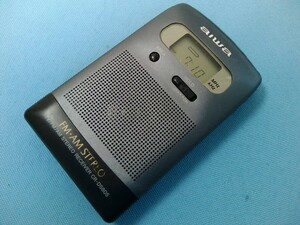  made in Japan! rare *aiwa FM|AM stereo pocket radio CR-DS805* Junk 