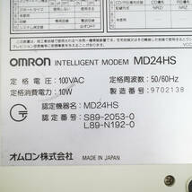 refle【通電OK】 OMRON　MD24HS　オムロン モデム VCCI-1半二重モデム インテリジェントモデム 部品取り［①］_画像5